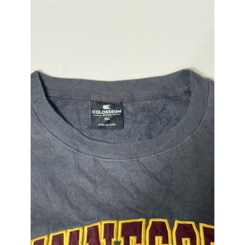 Men's XL Colosseum Gray Crew Minnesota Golden Gophers Brand New - Picture 3 of 6